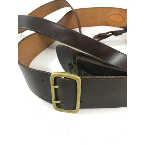 1454 - SAM BROWNE OFFICER’S LEATHER BELT