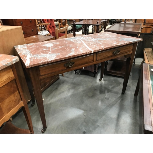 312 - MARBLE TOP WASH STAND