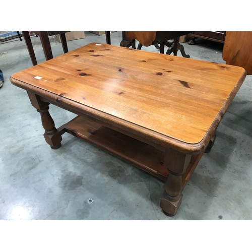 340 - MODERN PINE COFFEE TABLE