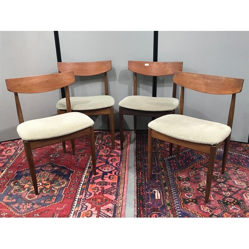 394 - KOFOD LARSEN? SET OF 4 G PLAN DINING CHAIRS, TRADE ONLY