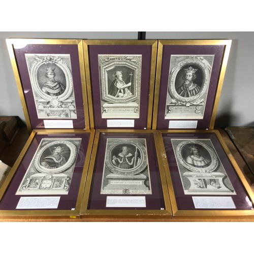 1317 - COLLECTION OF PRINTS OF KINGS