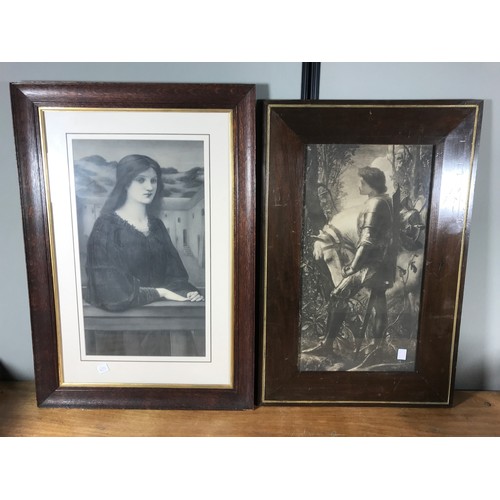 1326 - 6 VARIOUS PRE RAPHAELITE FRAMED PICTURES