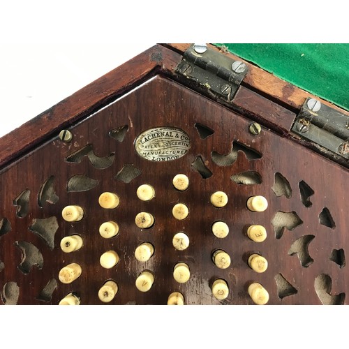 1533 - CONCERTINA IN BOX MADE BY LACHENAL & CO