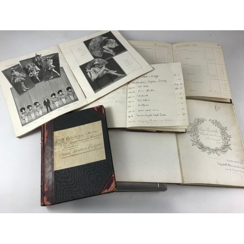 452 - SUNDRY EPHEMERA INCLUDING A FOLIES BERGERE PROGRAMME FROM 1925, VISITOR'S BOOK FROM HARDWICK COURT C... 