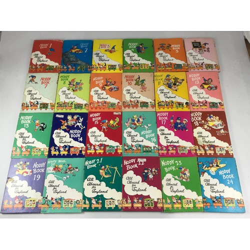 450 - BLYTON, ENID, NODDY, 1949-1959 FIRST EDITION, 24 VOLS. SAMSON, LOW, MARSTON & CO LTD. IN GOOD CONDIT... 