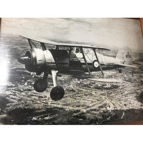 503 - 5 PHOTOGRAPHS DEPICTING VINTAGE AEROPLANES
FORMATION OF 4 JAVELINS, BLENHEIM WITH UNDER NOSE TURRET,... 