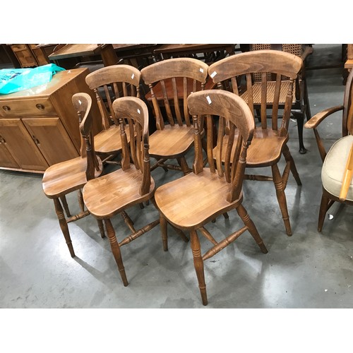 358 - SET OF 6 CHAIRS