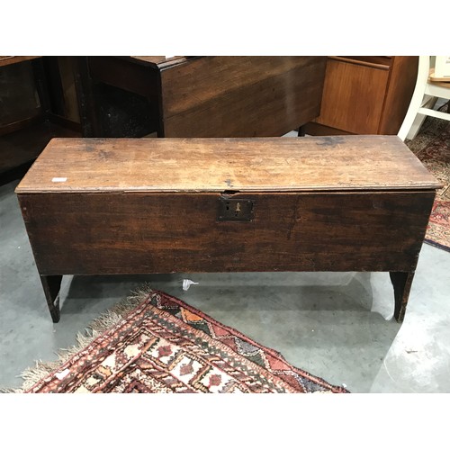 195 - ELM SWORD CHEST, approx. 115 cm