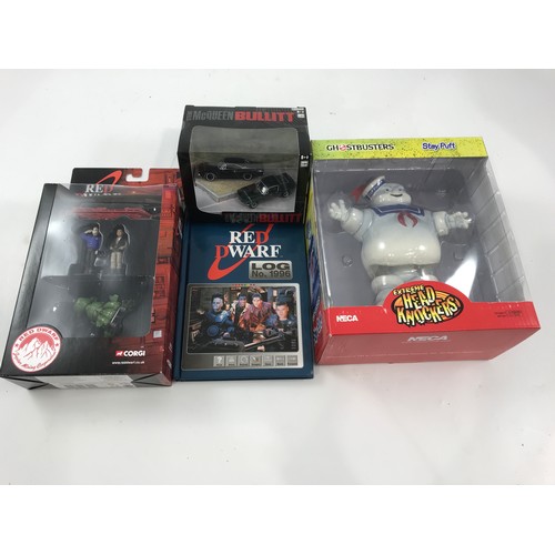 235 - BLUE THUNDER 1:32 SCALE MODEL HELICOPTER DREAM MACHINE IN BOX PLUS JOY RIDE BOXED GHOSTBUSTERS ECTO1... 