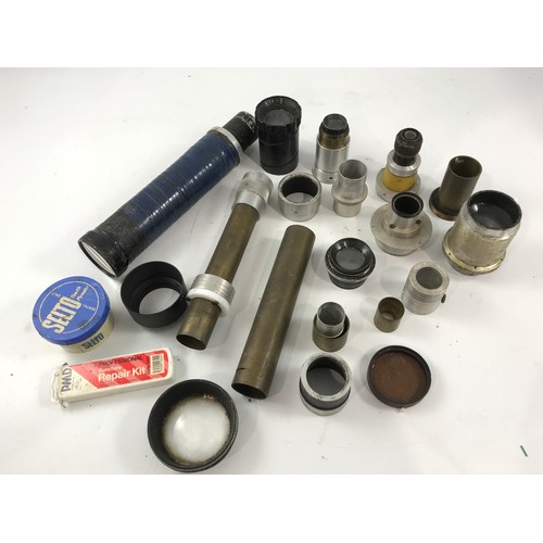 1191 - QTY. OPTICAL COMPONENTS, PART TELESCOPE, PART MICROSCOPE