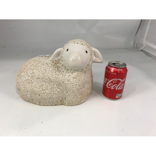 807 - LARGE CERAMIC STUDY OF A SHEEP