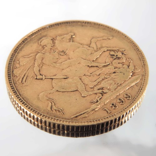 718 - 1899 QUEEN VICTORIA OLD HEAD SOVEREIGN