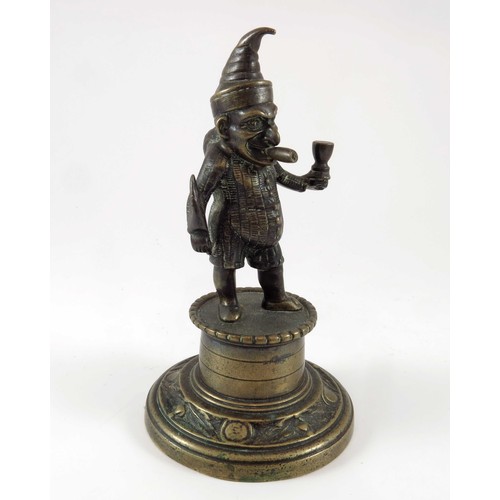 421 - METAL FIGURE OF MR PUNCH ON BASE