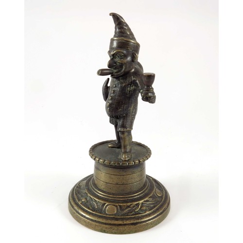 421 - METAL FIGURE OF MR PUNCH ON BASE