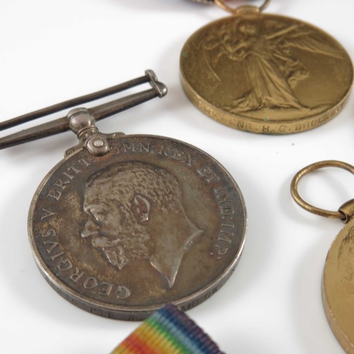 171 - WWI WAR AND VICTORY PAIR TO LIEUT. T.G.BUCHANAN, VITORY MEDAL 26164 GNR. H.G.BROCKWAY,46915 PTE. W.J... 