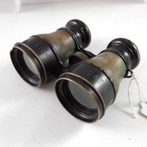 220 - WWI MILITARY BINOCULARS