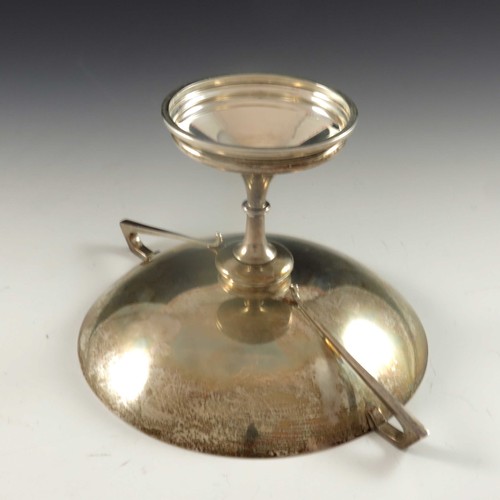 636 - SILVER 2 HANDLED TAZZA/ TROPHY, APPROX. 410g