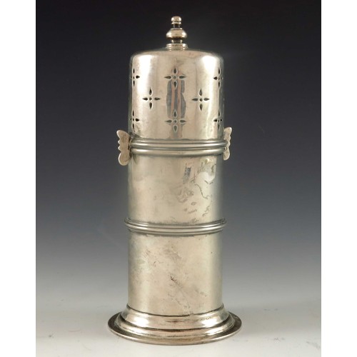 640 - SILVER SUGAR SIFTER, approx. 233g