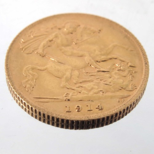 714 - 1914 HALF SOVEREIGN