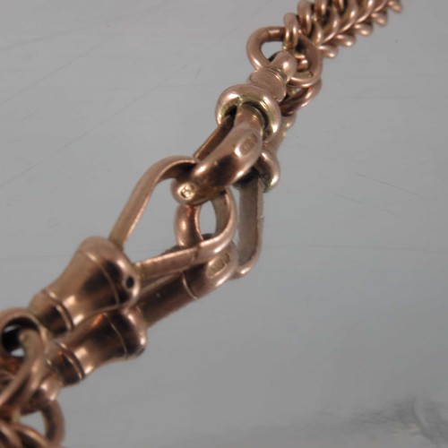 743 - 9 CARAT ROSE GOLD CHAIN APPROX. 28.3g