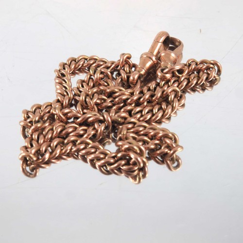 743 - 9 CARAT ROSE GOLD CHAIN APPROX. 28.3g