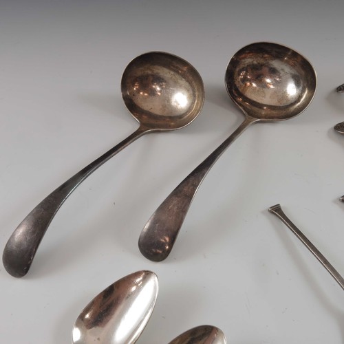 658 - QTY. MISC. SILVER SPOONS, APPROX. 325g