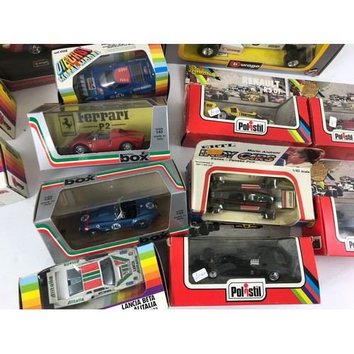 146 - BURAGO BOXED COD.506 FERRARI 250 LE MANS (1965) & WILLIAMS FW 08C TURBO COD.6105, 4 BOXED BURAGO INC... 