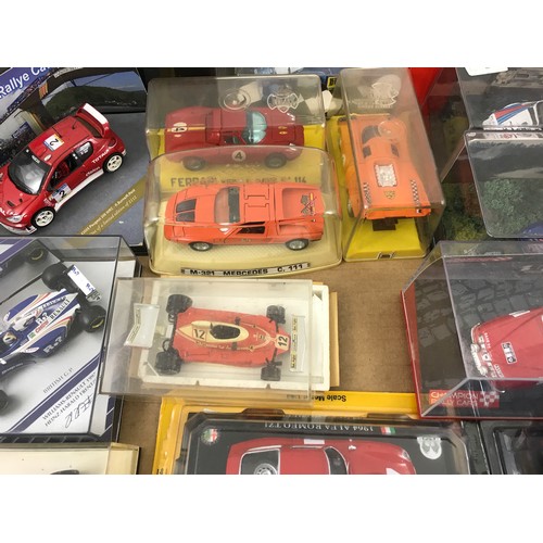 142 - DIE CAST VEHICLES 17 BOXED MODELS, INCLUDING JOAL, PILEN, MINICHAMPS, QUARTZO AND CHAMPION RALLY CAR... 