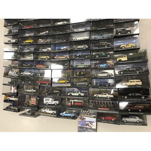 80 - APPROX. 110 MODELS OF THE JAMES BOND 007 CAR COLLECTION, EAGLEMOSS PUBLICATIONS CIRCA 2007