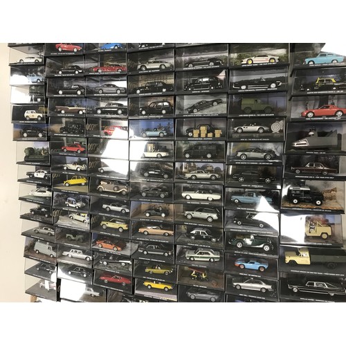 80 - APPROX. 110 MODELS OF THE JAMES BOND 007 CAR COLLECTION, EAGLEMOSS PUBLICATIONS CIRCA 2007