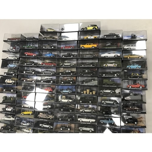 80 - APPROX. 110 MODELS OF THE JAMES BOND 007 CAR COLLECTION, EAGLEMOSS PUBLICATIONS CIRCA 2007