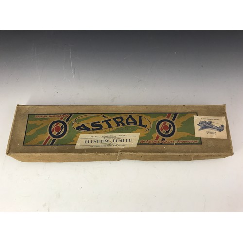 65 - ASTRAL BLENHEIM BOMBER MODEL AEROPLANE CONSTRUCTION KIT IN BOX