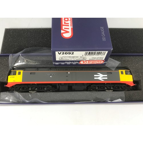 448 - VITRAINS MODELS 00 GAUGE BOXED V2092 CLASS 47322 DESERT ORCHID, VGC.