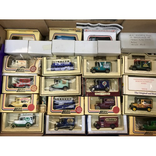 164 - LLEDO, BOXED MODELS MANY PROMOTIONAL INC. CANADA PROVINCIAL SERVICES, APPROX. 50 MODELS.