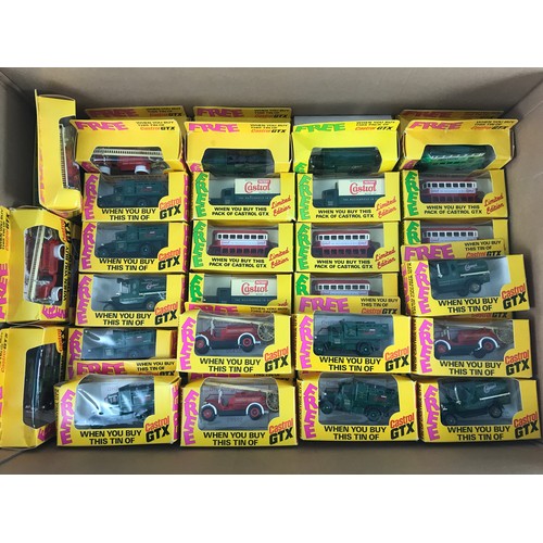 167 - LLEDO, PROMOTIONAL CASTROL GTX & SIMILAR BOXED DIE CAST. APPROX. 27 MODELS.