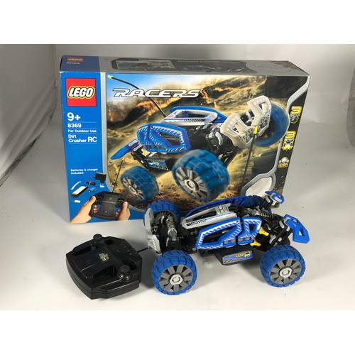 326 - LEGO 8369, RACERS RADIO CONTROLLED KIT, BUILT WITH BOX, UNTESTED, WITH R/C CONTROLLER.