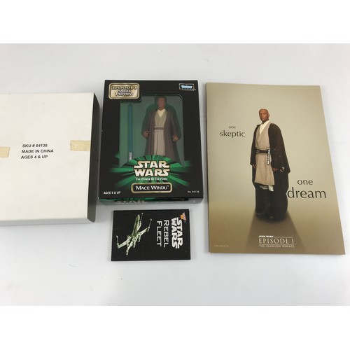 328 - STAR WARS EPISODE ONE, THE PHANTOM MENACE, ONE, SKEPTIC, ONE DREAM BOXED FIGURE.