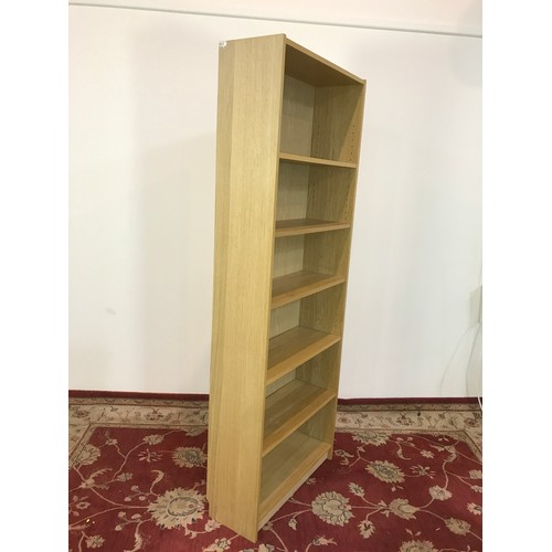 14 - MODERN SET OF IKEA BILLY BOOK SHELVES 75 CM WIDE 202 CM TALL