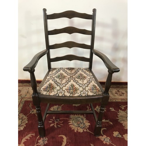 136 - SET OF 2 PLUS 4  LADDERBACK DINING CHAIRS (TRADE ONLY)