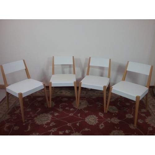 31 - SET OF 4 MODERN KITCHEN CHAIRS