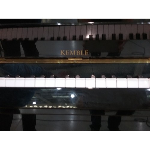 49 - SMALL MODERN UPRIGHT KEMBLE PIANO 130cm wide and 107cm tall