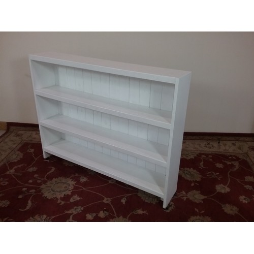 127 - BOOK SHELVES 121cm wide and  96cm tall