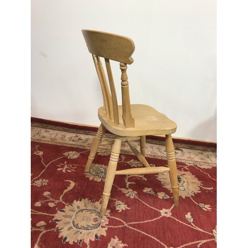 327 - 6 PINE KITCHEN CHAIRS