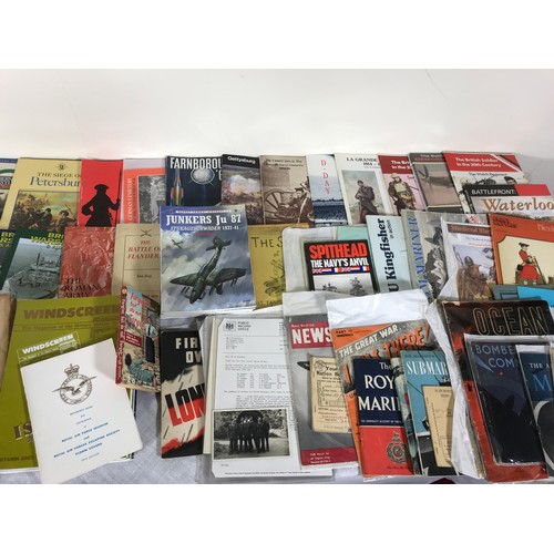 46 - MILITARY BOOKS & EPHEMERA, THE REGIMENT, WW2 PUBLICATIONS, WARSHIPS & AUXILIARIES, ETC.