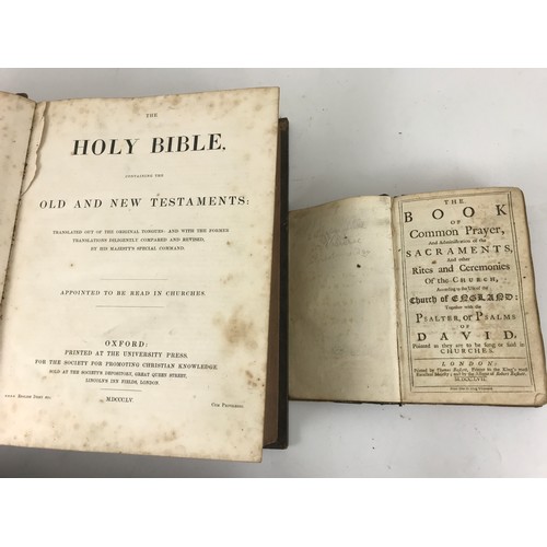 307 - ANTIQUARIAN RELIGIOUS BOOKS INC, 1855 OXFORD UNIVERSITY PRESS BIBLE, 1847 EYRE & SPOTTISWOODE BIBLE,... 