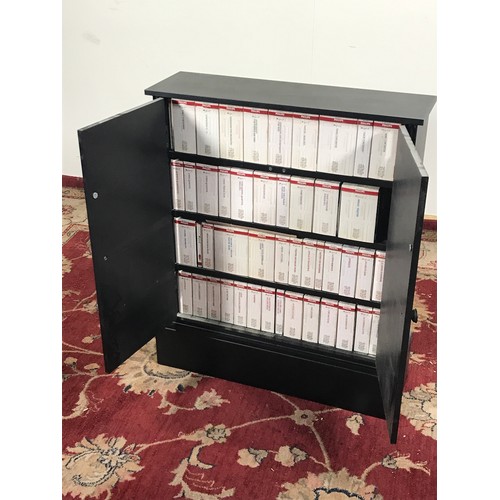 91 - CD COLLECTION OF PHILIPS COMPLETE MOZART EDITION IN FITTED CABINET