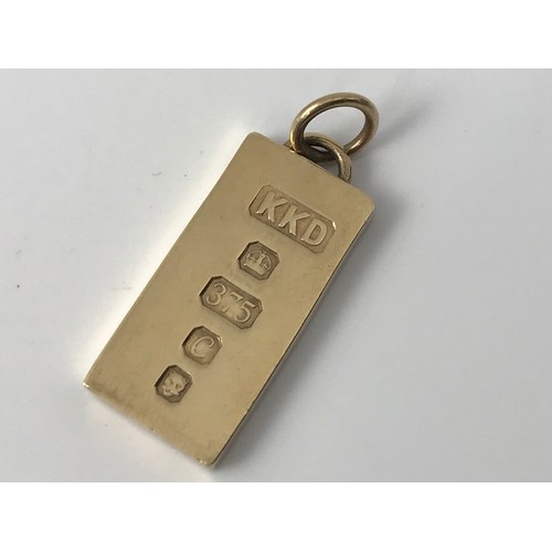 745 - 10g 9ct GOLD INGOT