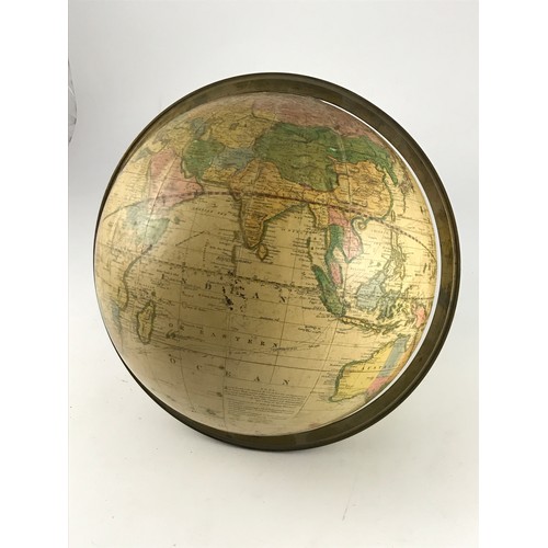 536 - AMERICAN 12 INCH TABLE GLOBE, LATE 19TH CENTURY, ‘THE FRANKLIN TERRESTRIAL GLOBE, NIMS AND CO, TROY,... 