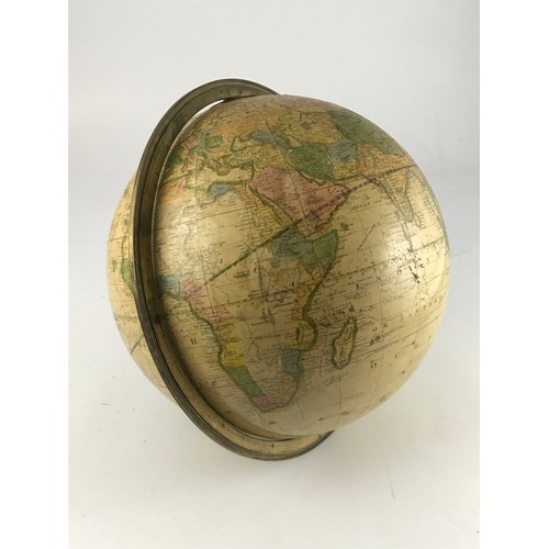 536 - AMERICAN 12 INCH TABLE GLOBE, LATE 19TH CENTURY, ‘THE FRANKLIN TERRESTRIAL GLOBE, NIMS AND CO, TROY,... 