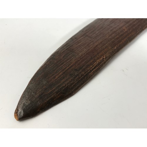 268 - 19th CENTURY ABORIGINAL BOOMERANG, APPROX. 59 cm